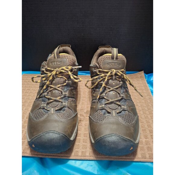 Keen Mens Brown Hiking Shoes Size 10.5 Waterproof - Picture 2 of 10